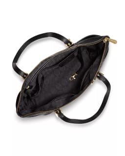 MICHAEL KORS Charlotte Large Saffiano Leather Top-Zip Tote Bag thumbnail 2