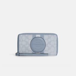 Coach Dempsey Large Phone Wallet In Signature Jacquard With Stripe thumbnail 1