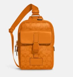 COACH Track Pack In Signature Canvas thumbnail 1