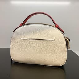 COACH Disney Mickey Mouse X Keith Haring Serena Gold/Chalk Multi Leather Satchel thumbnail 2