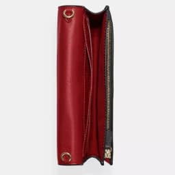 COACH Anna Foldover Crossbody Clutch With Horse And Carriage thumbnail 3