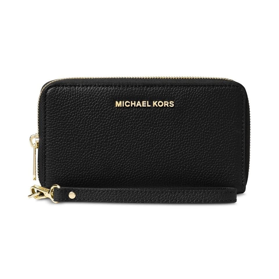 Michael Kors Women's Black Jet Set Travel Continental Wallet