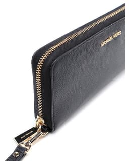 Michael Kors Women's Black Jet Set Travel Continental Wallet thumbnail 2