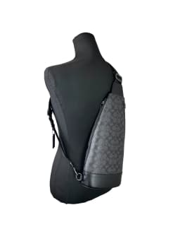 COACH Dominic Sling Pack in Signature Canvas – Stylish Crossbody thumbnail 3