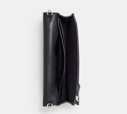 Coach Anna Foldover Crossbody Clutch With Leopard Print thumbnail 3