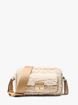 Michael Kors Bradshaw Extra-Small Faux Shearling Crossbody Bag thumbnail 1