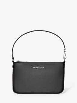 Michael Kors Jet Set Small Pebbled Leather Convertible Wristlet thumbnail 3