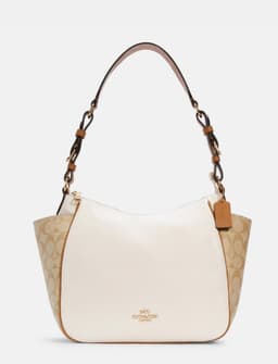 Rori Shoulder Bag In Colorblock Signature Canvas