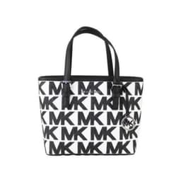 Michael Kors Jet Set Small XS Optic White Multi Carryall Con
