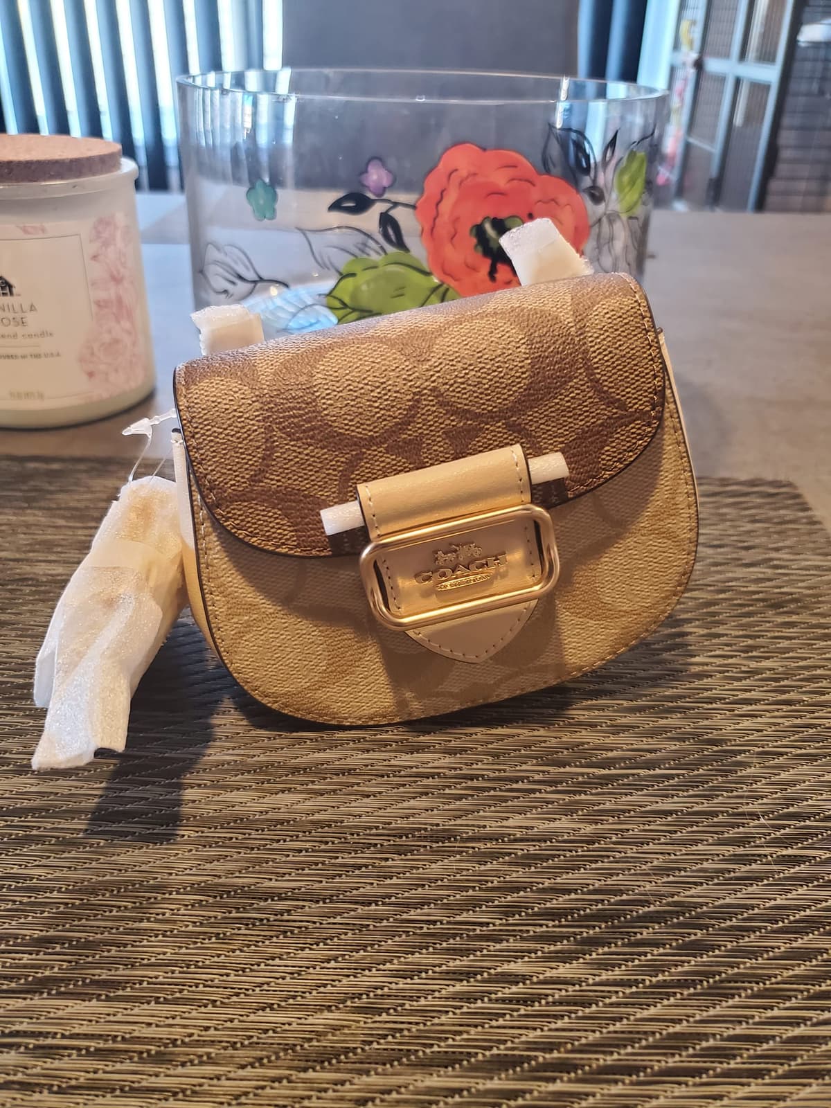 New Arrival...Morgan card case on a chain by COACH