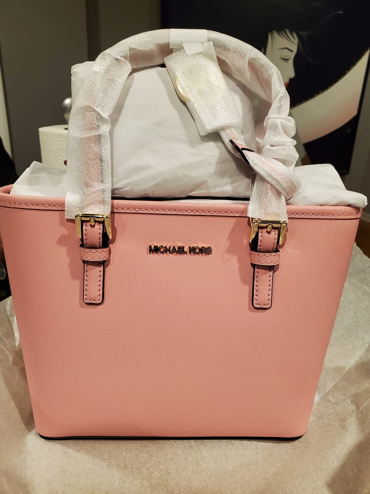 New arrival...Michael Kors Jet Set Travel in Pink 🩷🩷 Great V