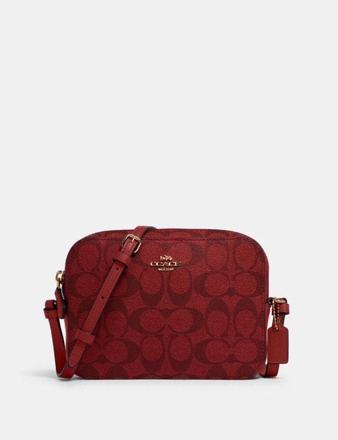 Mini Camera Bag In Signature Canvas