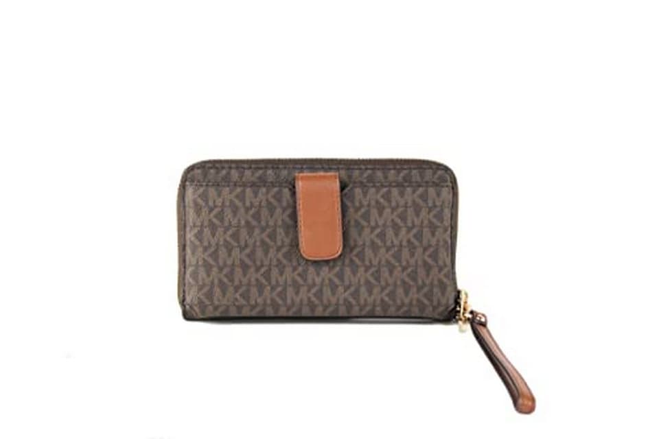 Michael Kors Women's Jet Set Travel Medium Zip Around Phone