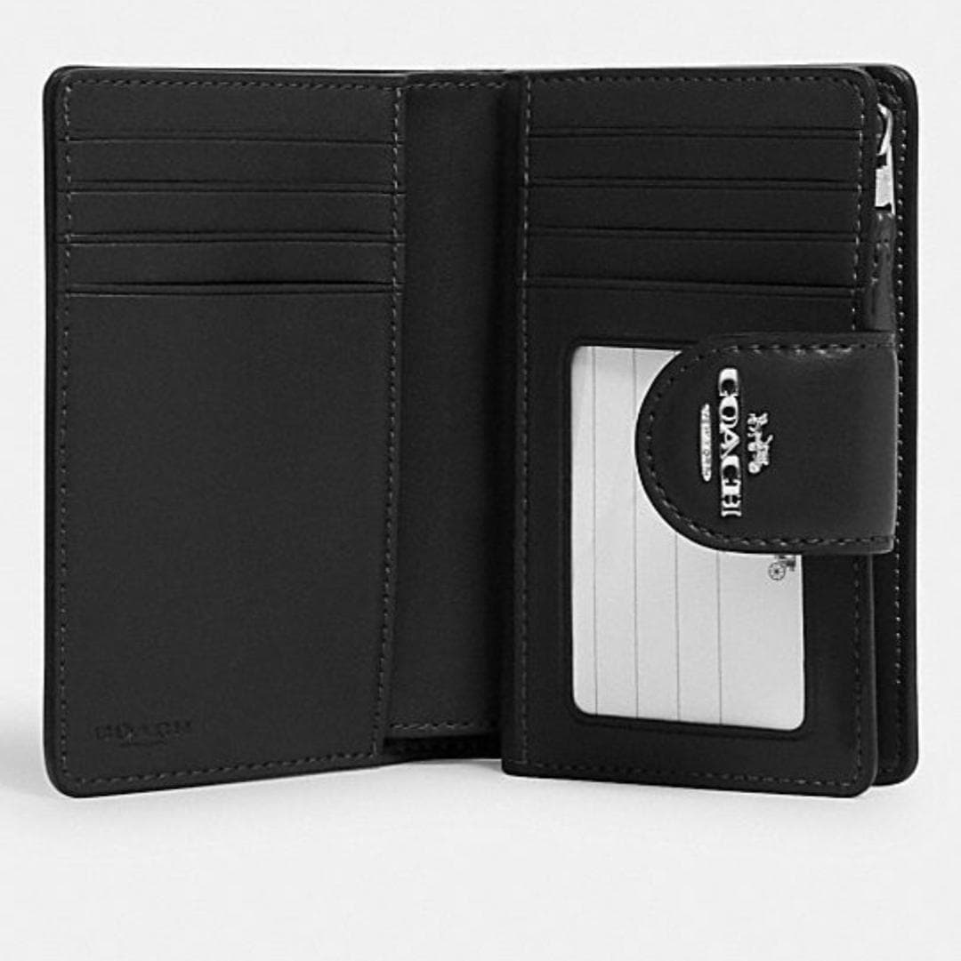 COACH Women's Black Tech Phone Wallet In Colorblock Signatur