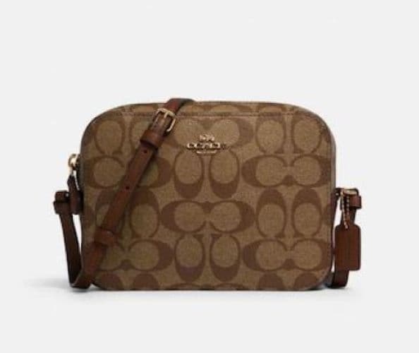 Mini Camera Bag In Signature Canvas