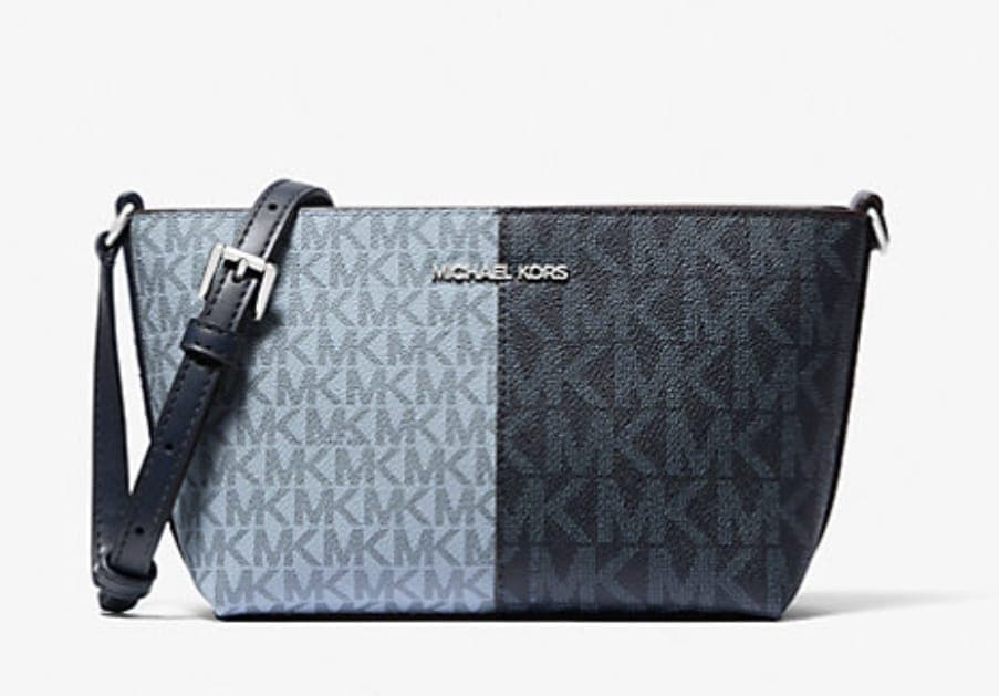 Jet Set Travel Small Two Tone Logo Crossbody Bag